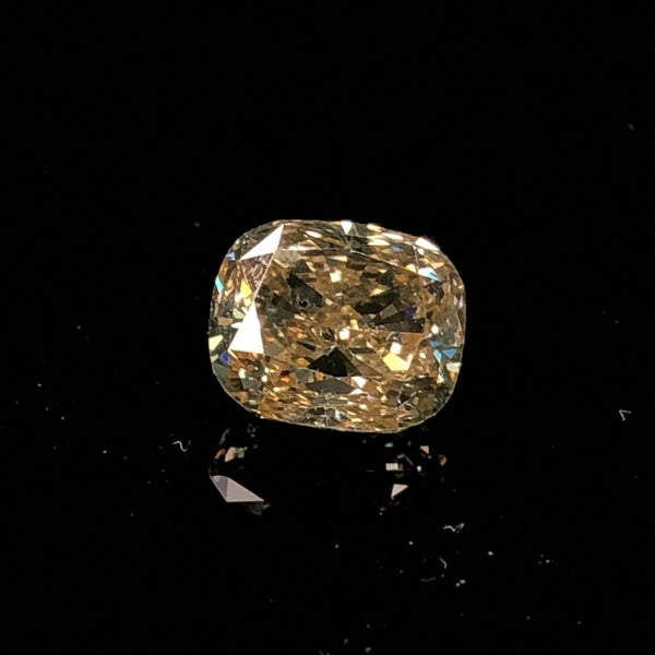 Loose Brown-Yellow Orange Scintillating Diamond