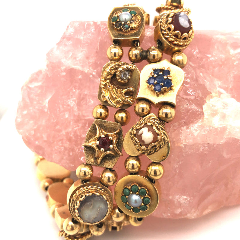 Victorian Revival Slide-Style Bracelet