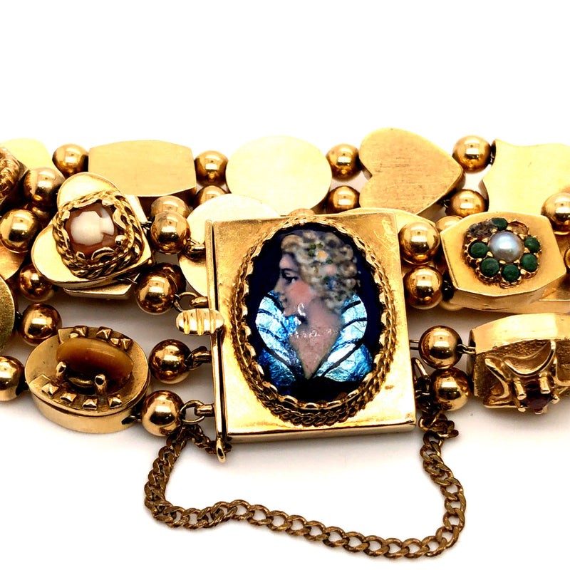 Victorian Revival Slide-Style Bracelet