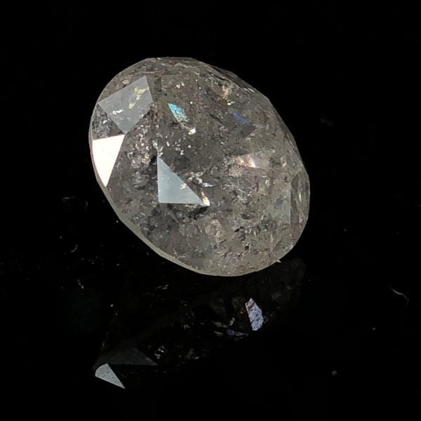 4.36 CT Loose Round Salt & Pepper, Galaxy Diamond