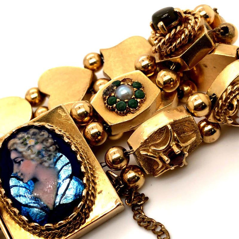 Victorian Revival Slide-Style Bracelet