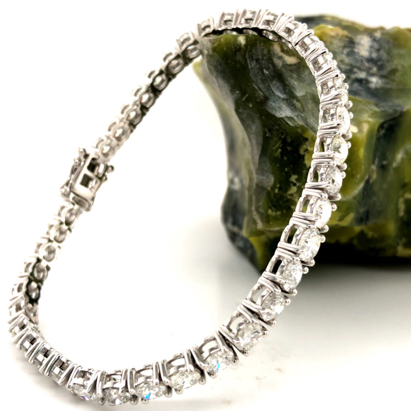 11.02 CTW Diamond Tennis Bracelet - Eternity Bracelet