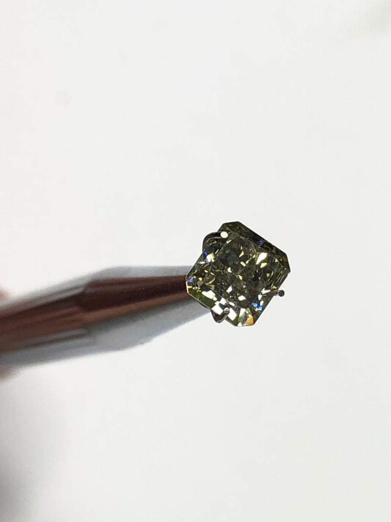 1.03 CT GIA Fancy Brownish Greenish Yellow Diamond