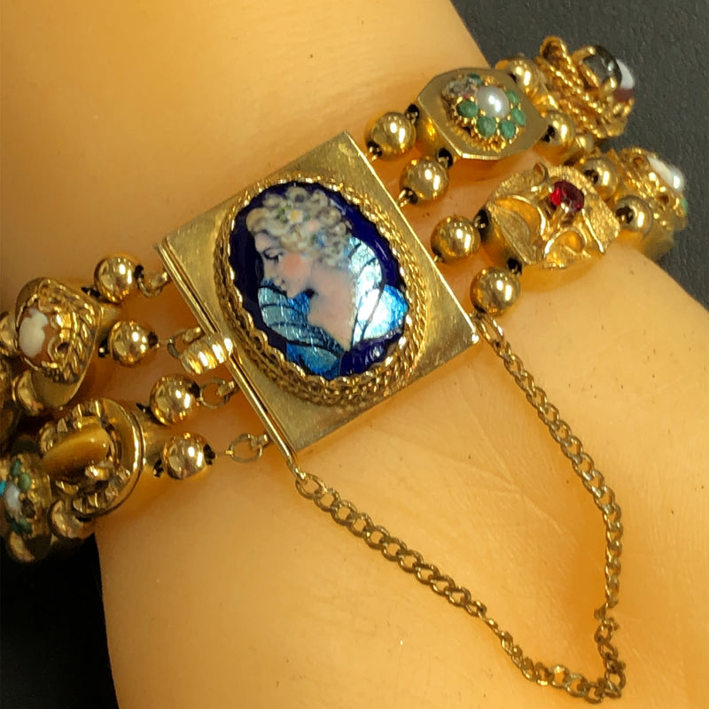 Victorian Revival Slide-Style Bracelet