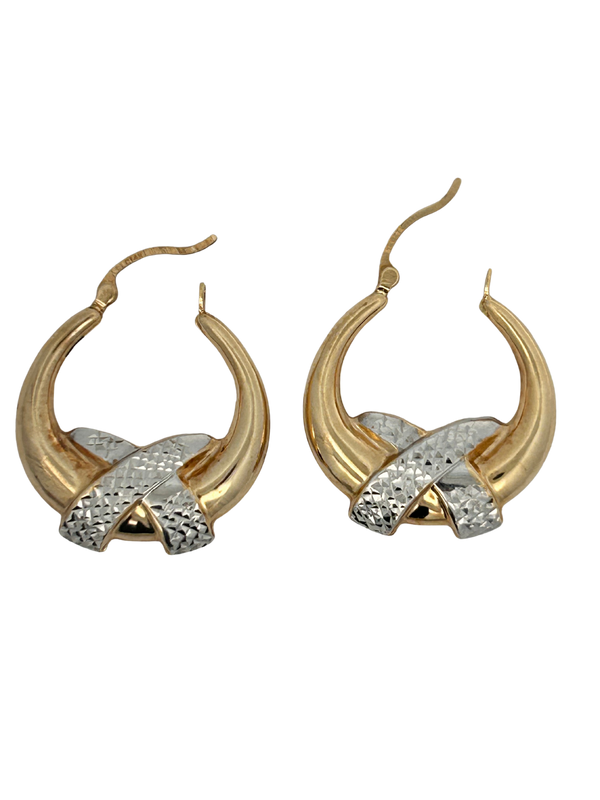 Hoop Earrings 14K Yellow Gold