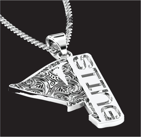 TCRC Sterling Silver Pendant
