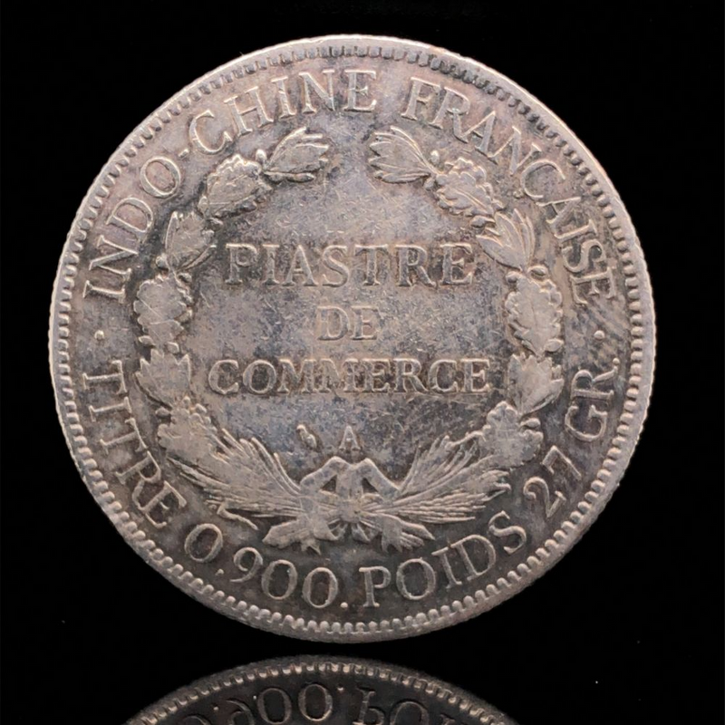 1907 Indo-China Silver Trade Dollar